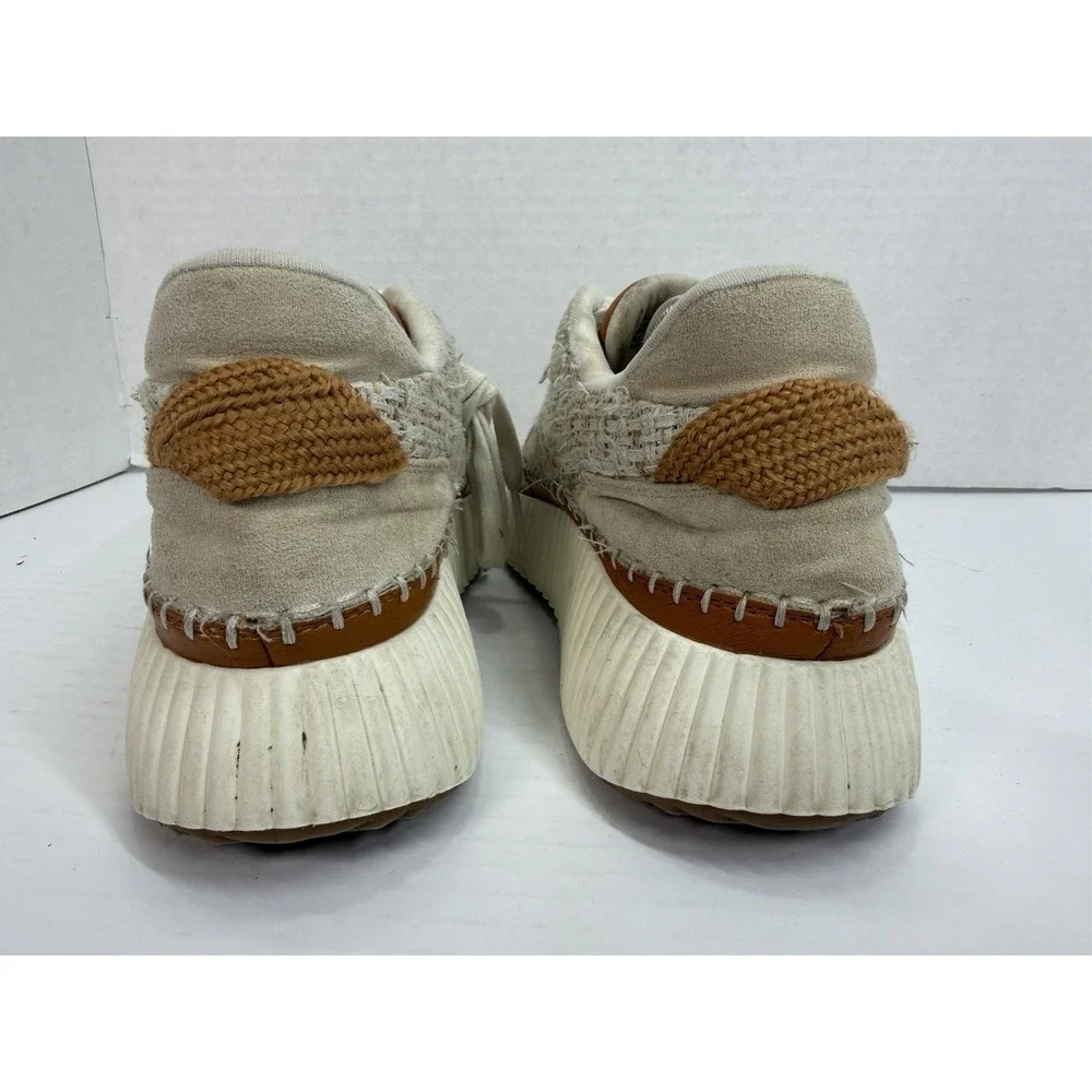 Coconuts by Matisse Go To Platform Sneakers Woven‎ Tweed Women's Size 8.5